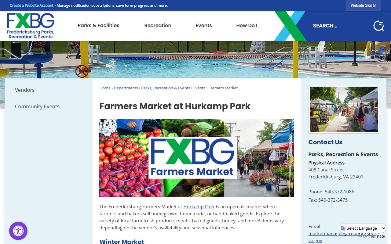 Fredericksburg Circuit Court Clerk office page showing divorce record services