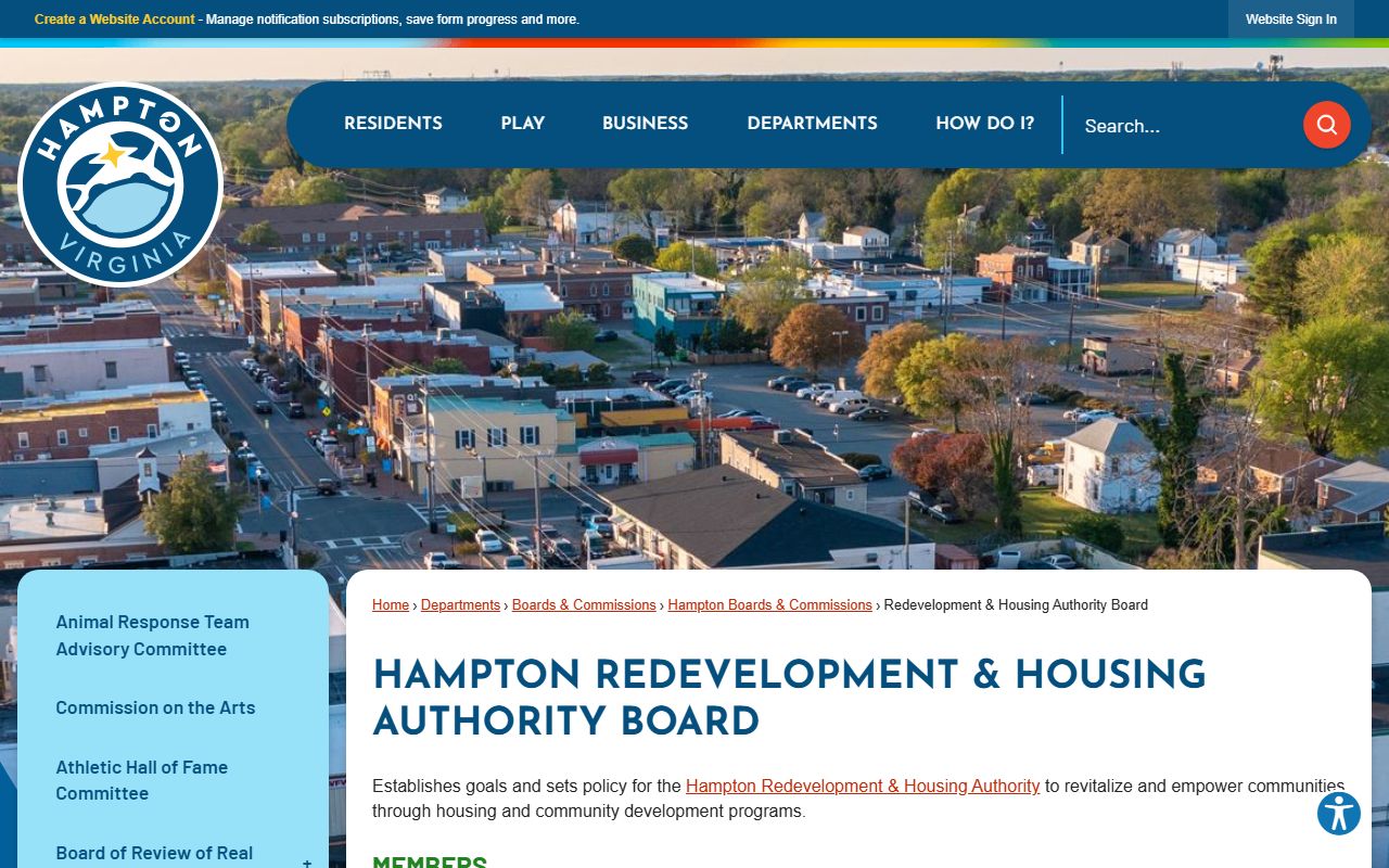 Hampton Circuit Court clerk office page showing divorce record services and contact information