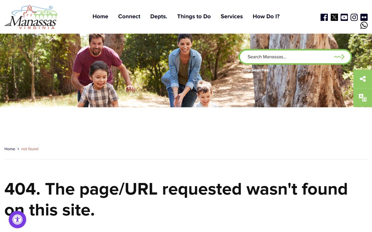 Manassas Circuit Court page on the City of Manassas government website