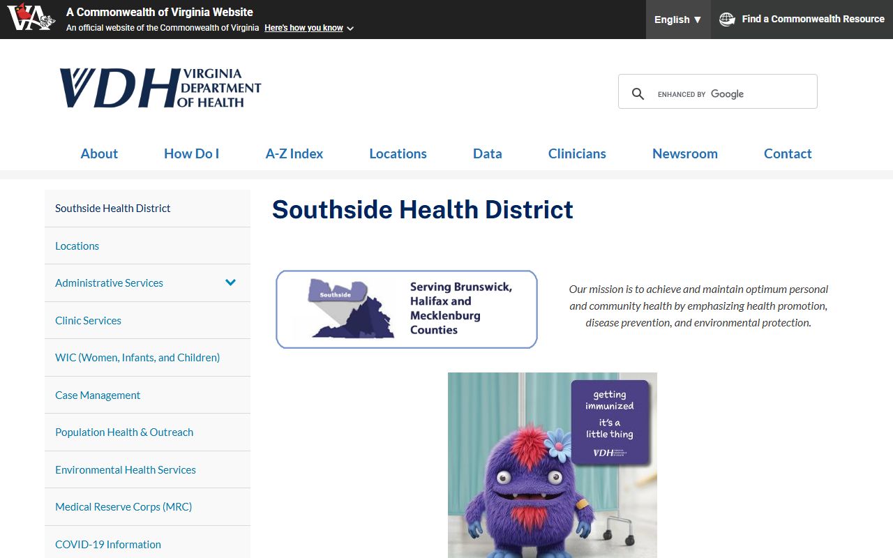 brunswick county divorce decree southside health district